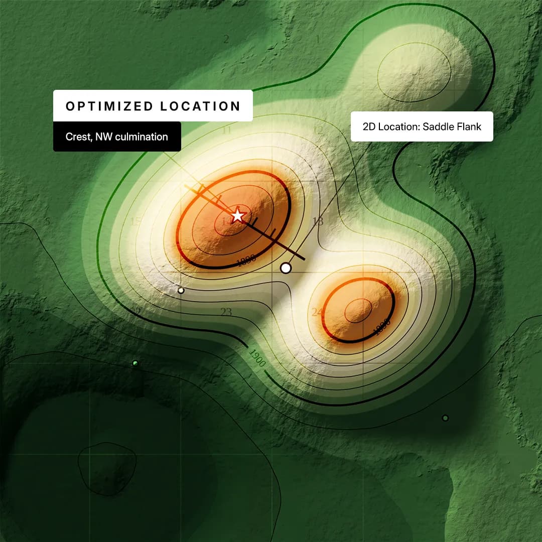 Clara Prospect — 3D topographical heat map