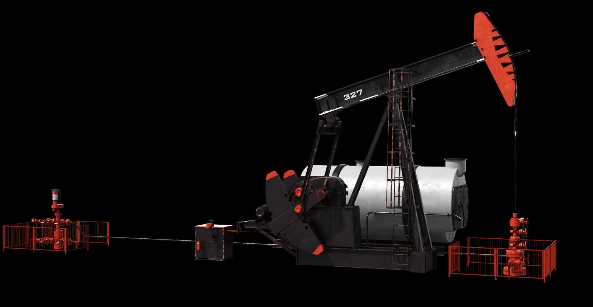 Oil pumpjack in the Williston Basin